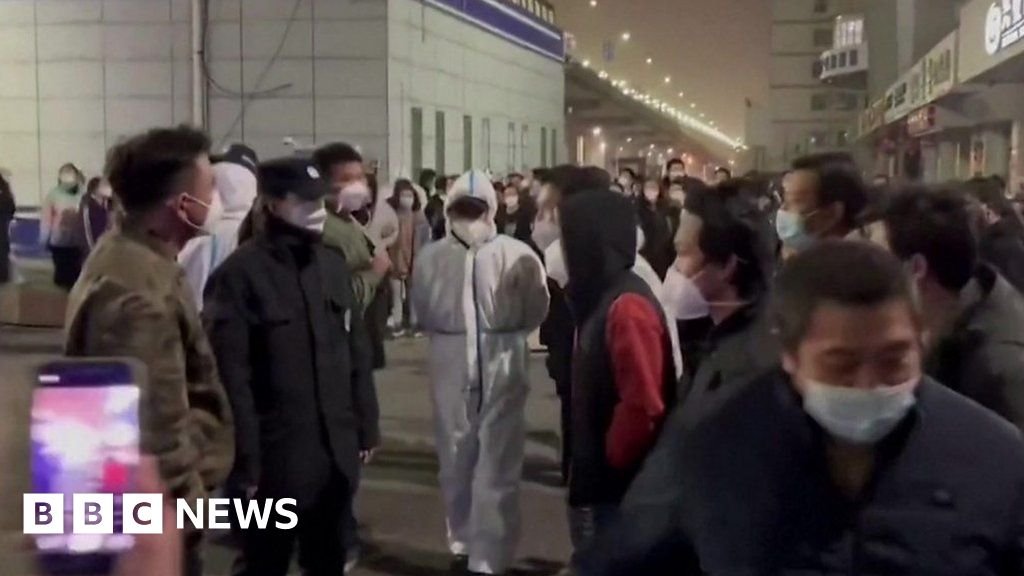 Protests erupt after deadly China residential fine