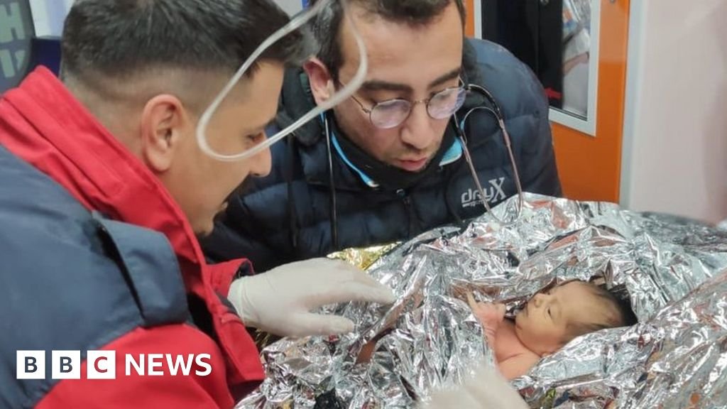 Turkey-Syria earthquake: New-born and mother saved after four days in rubble
