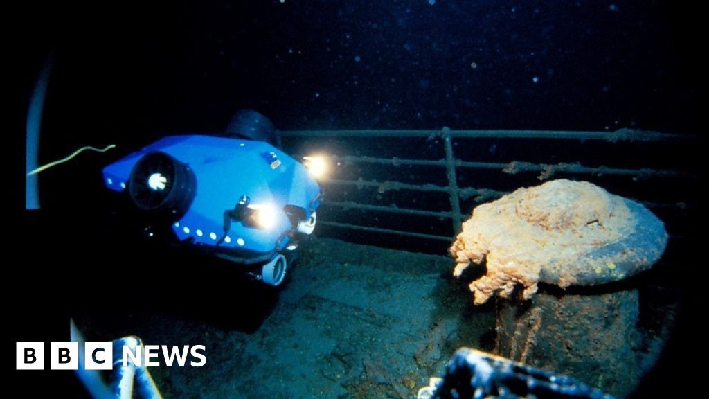 Unseen video shows Titanic after first discovery
