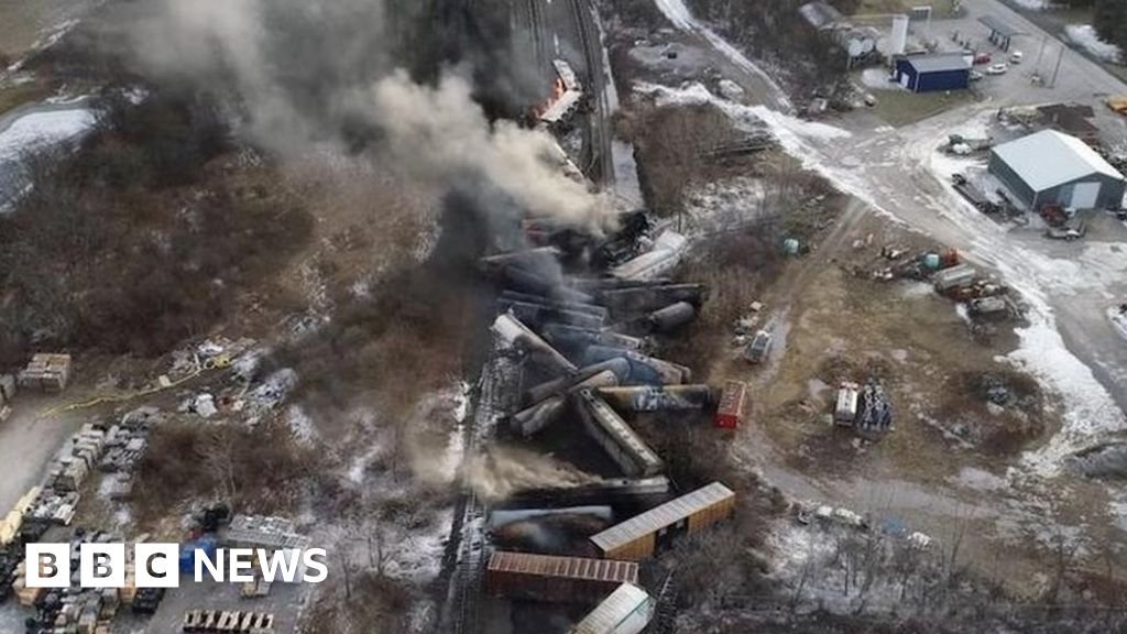 Ohio town rues chemical train derailment as 'our Chernobyl'