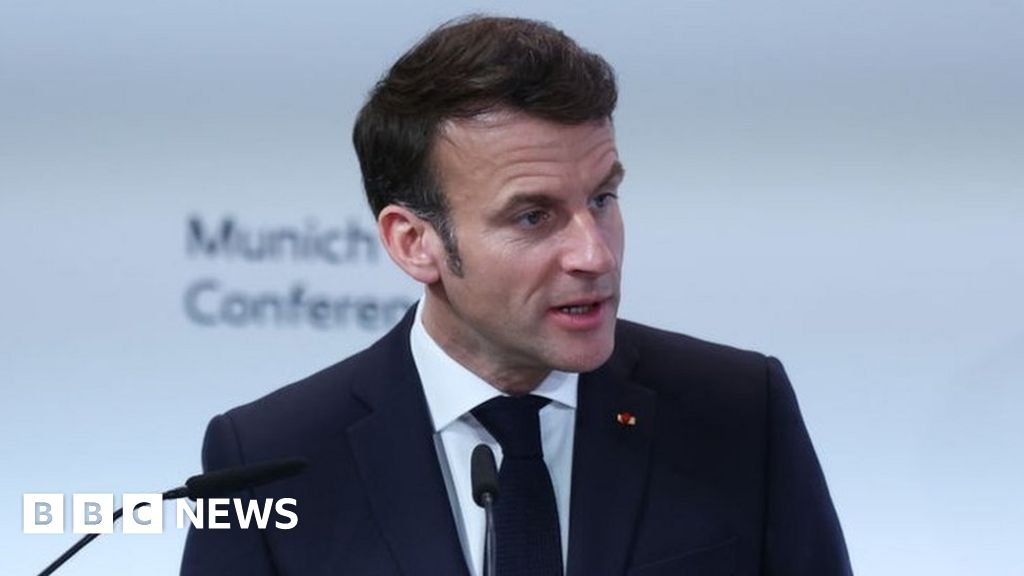 Ukraine war: Russia must be defeated but not 'crushed', Macron says