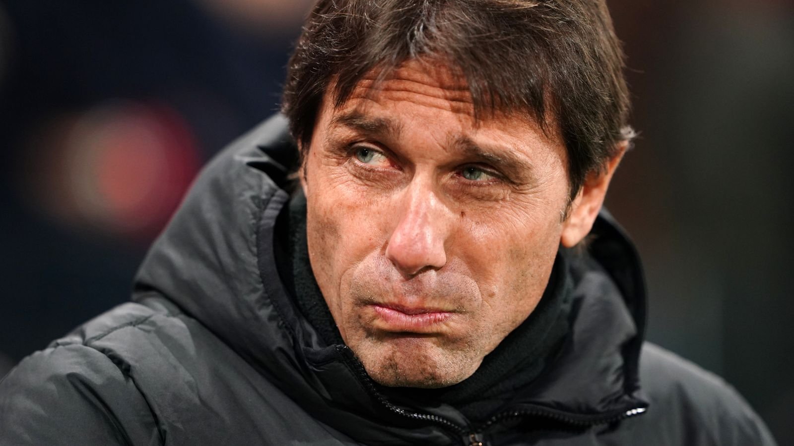 Antonio Conte pictured during Fulham vs Spurs