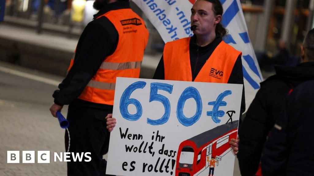 Strike brings Germany's public transport network to halt