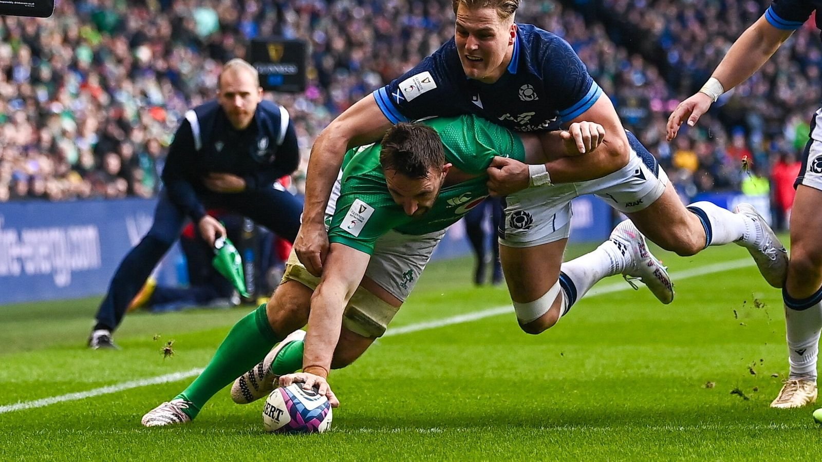 Scotland 7-22 Ireland: Andy Farrell's side remain on for Six Nations Grand Slam after remarkable win