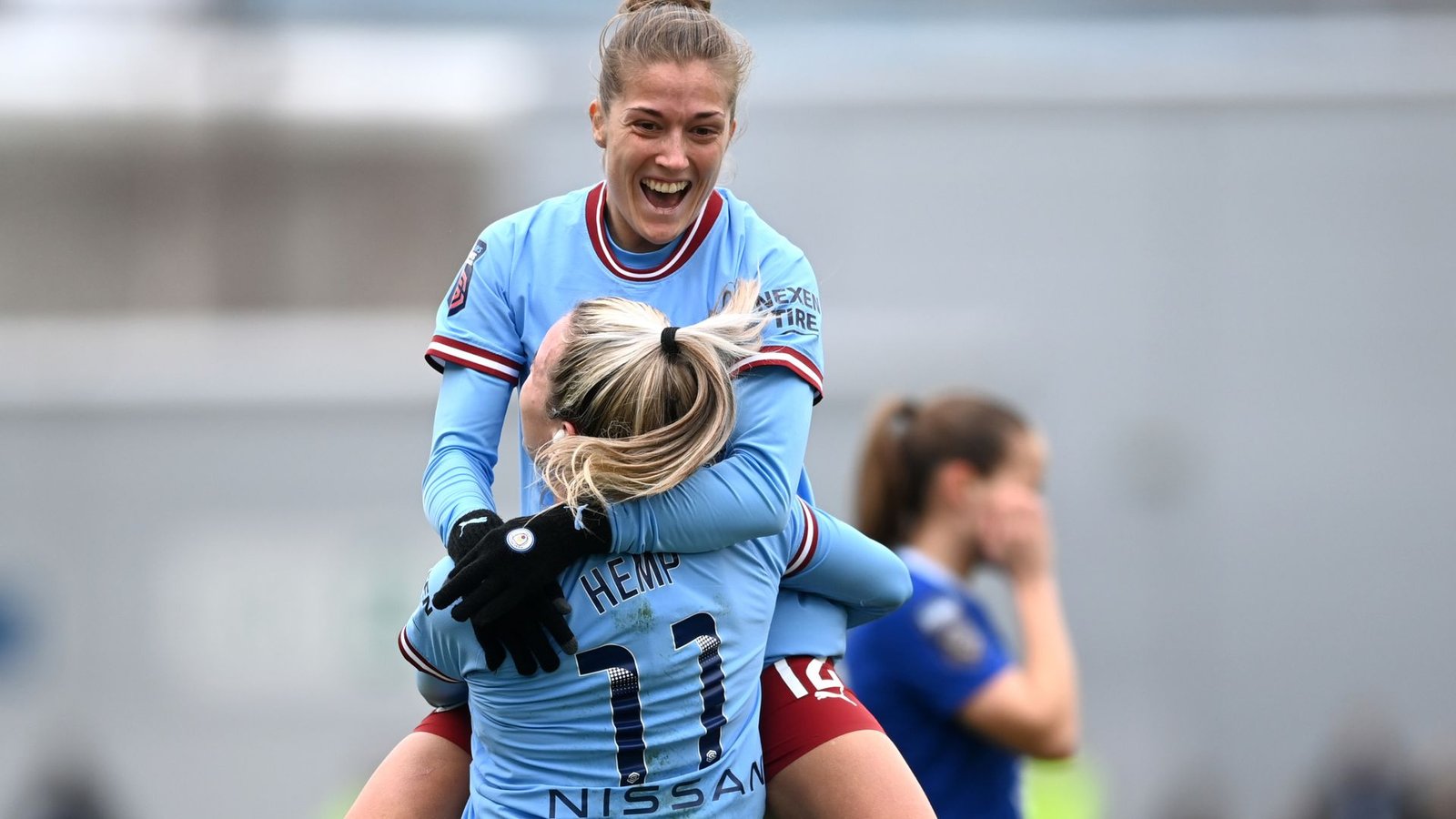 Manchester City 2-0 Chelsea: WSL title race wide open after Filippa Angeldahl and Lauren Hemp strike