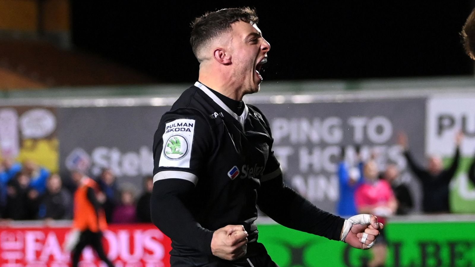 Gallagher Premiership: Newcastle Falcons claim 17-12 win over Gloucester in Mark Laycock's first game despite first-half red card