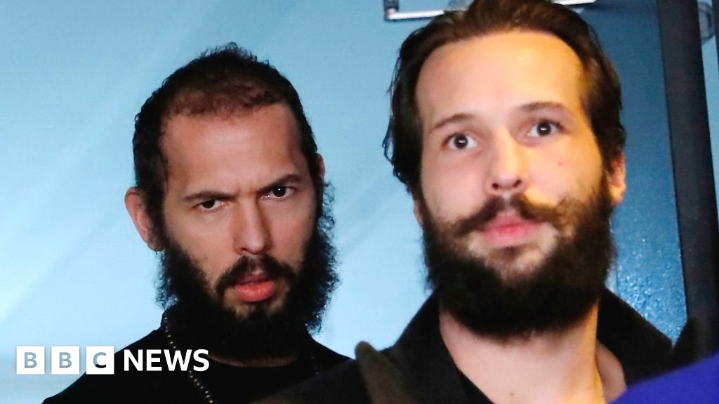 Watch: Andrew Tate and brother released from custody