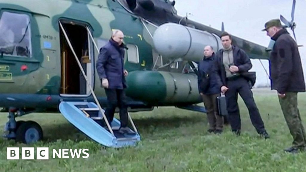 Putin visits occupied Kherson and Luhansk regions