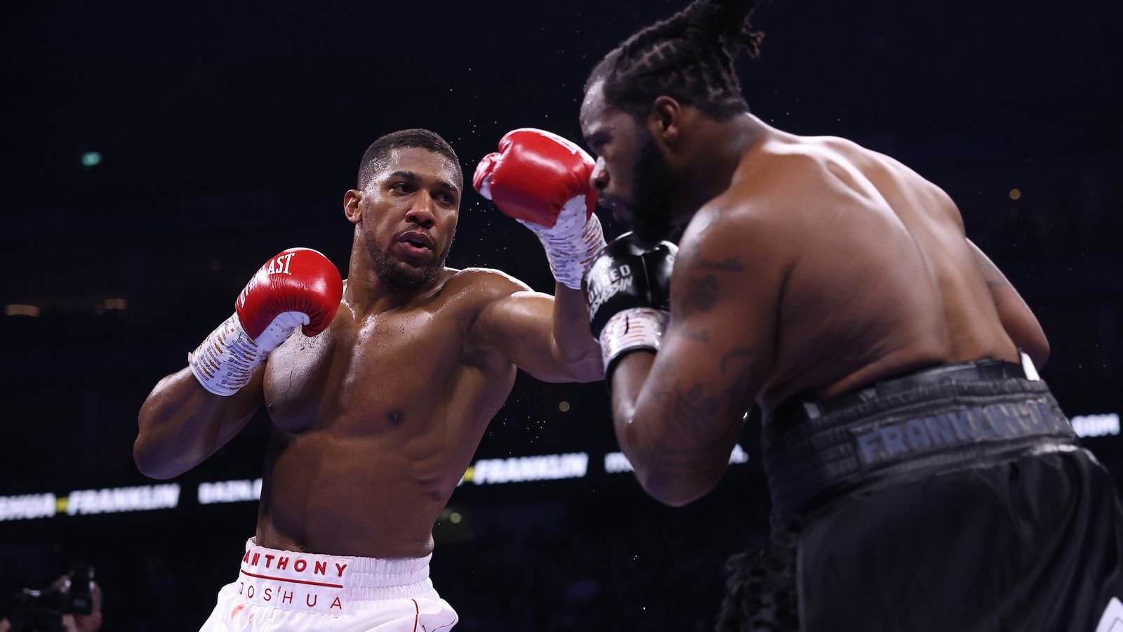 London, UK: Anthony Joshua v Jermaine Franklin, Heavyweight Contest.1 April 2023.Picture By Mark Robinson Matchroom Boxing.