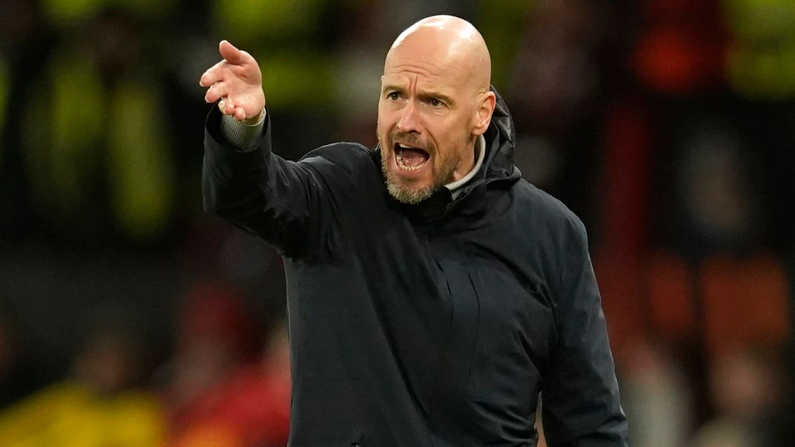 Manchester United's head coach Erik ten Hag