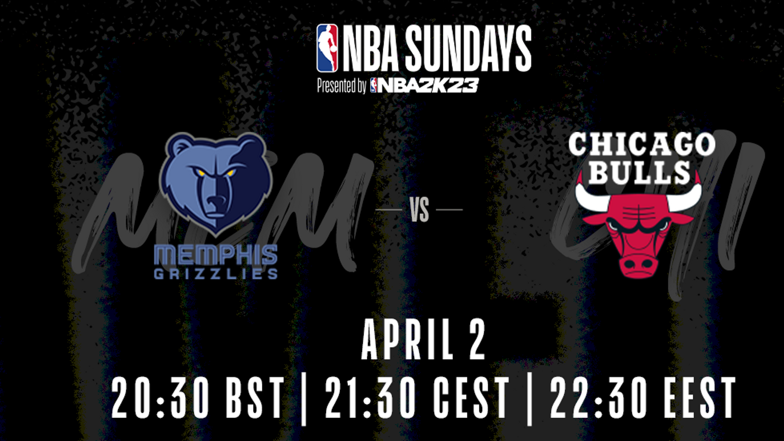 The Memphis Grizzlies face the Chicago Bulls in this Sunday's prime time slot.