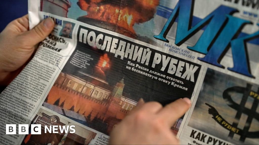 Russian media's muted response to Kremlin explosion