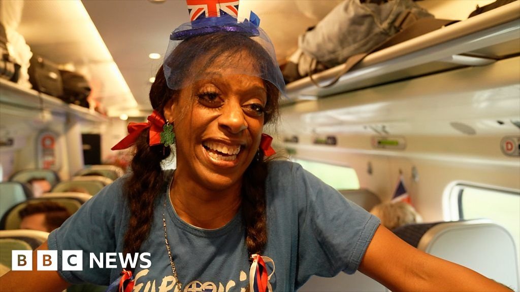Watch: On board the Eurovision superfan train to Liverpool