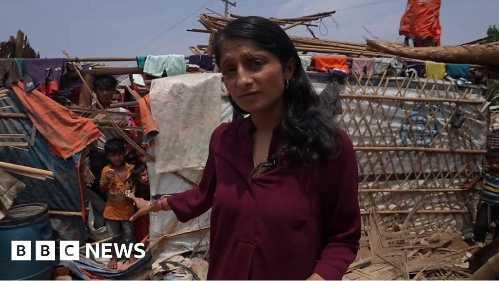 Inside the refugee camp that was nearly blown apart
