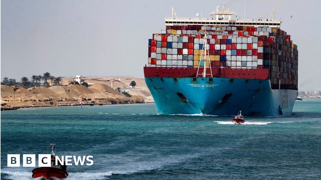 Ship grounded in Suez Canal now refloated