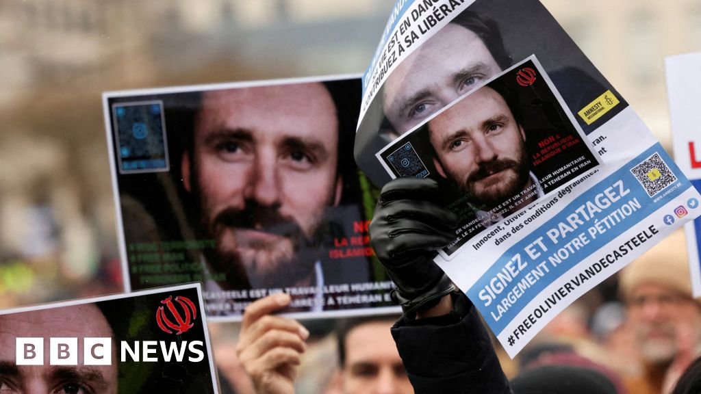 Olivier Vandecasteele: Iran releases Belgian aid worker in prisoner swap