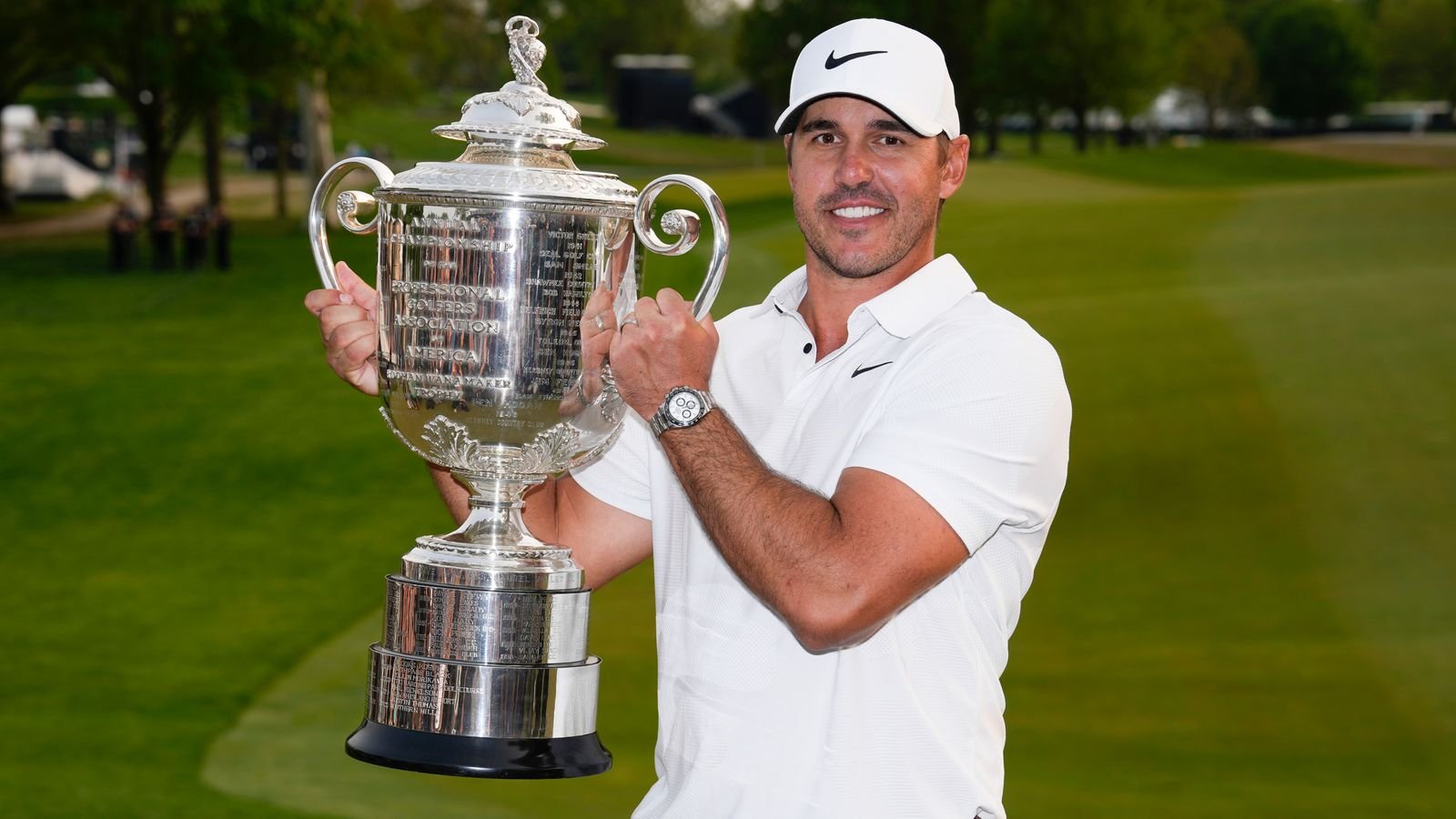 PGA Championship: Brooks Koepka holds off Viktor Hovland, Scottie Scheffler to claim fifth major win