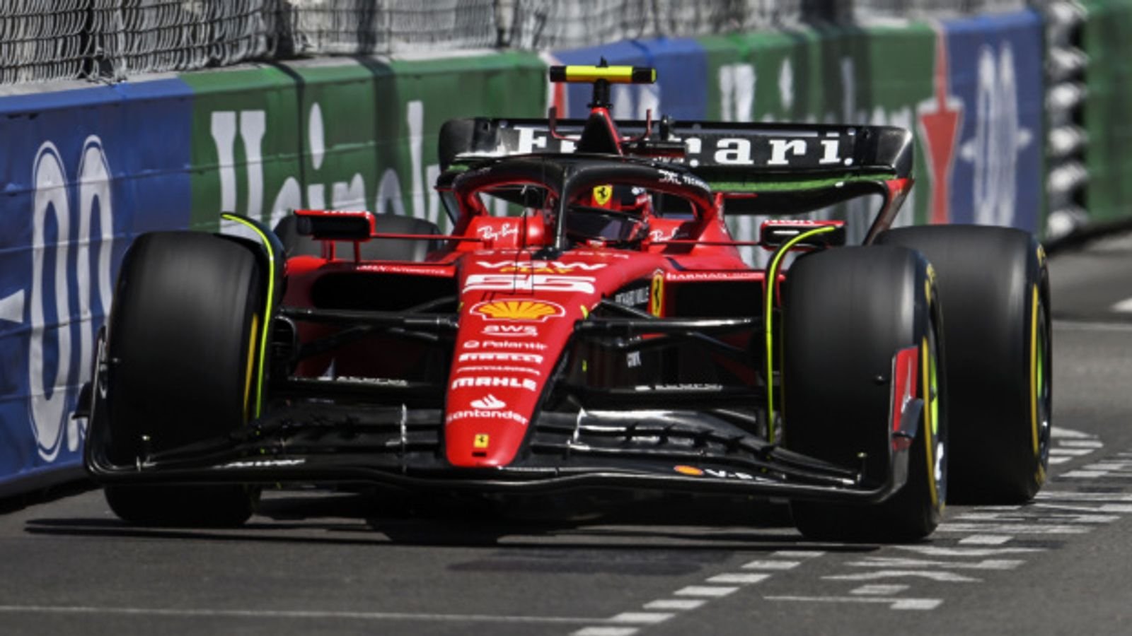 Monaco GP: Carlos Sainz tops Practice One for Ferrari as Lewis Hamilton impresses in upgraded Mercedes