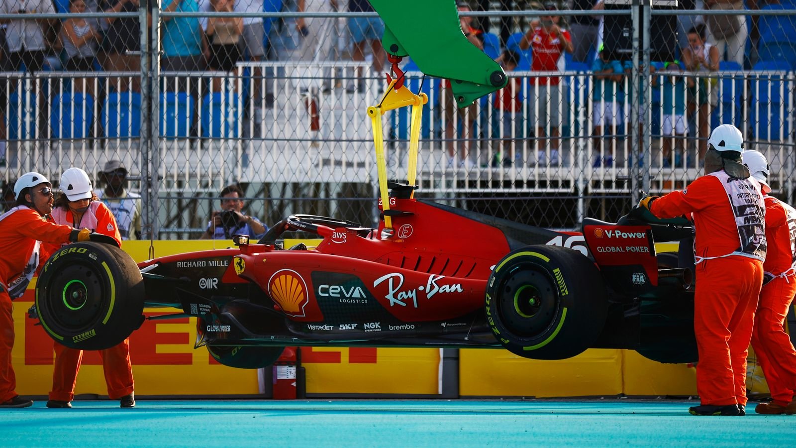 Miami GP, Practice Two: Max Verstappen sets ominous pace as Charles Leclerc crashes into barriers