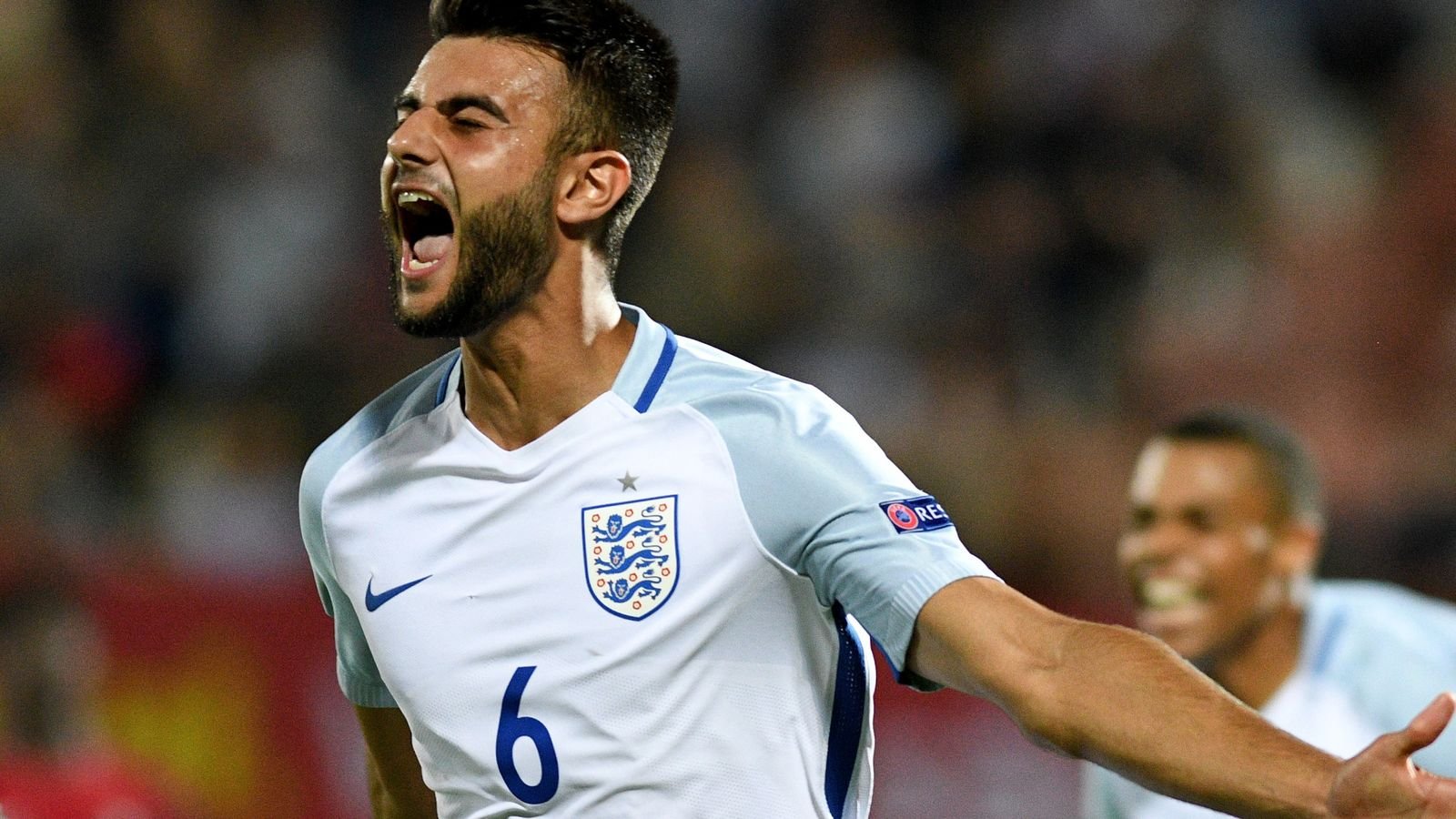 easah suliman of England during the UEFA European Under-19 Championship Final between England and Portugal on July 15, 2017 in Gori, Georgia...Levan Verdzeuli