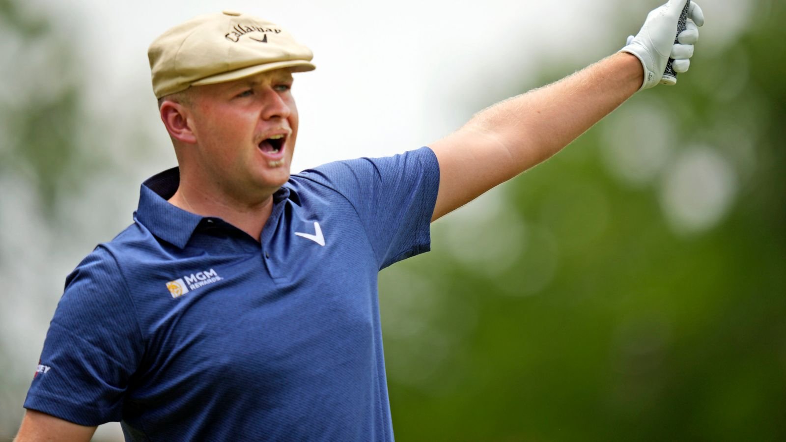 PGA Tour: Cornish rookie Harry Hall takes three-stroke halfway lead at Charles Schwab Challenge