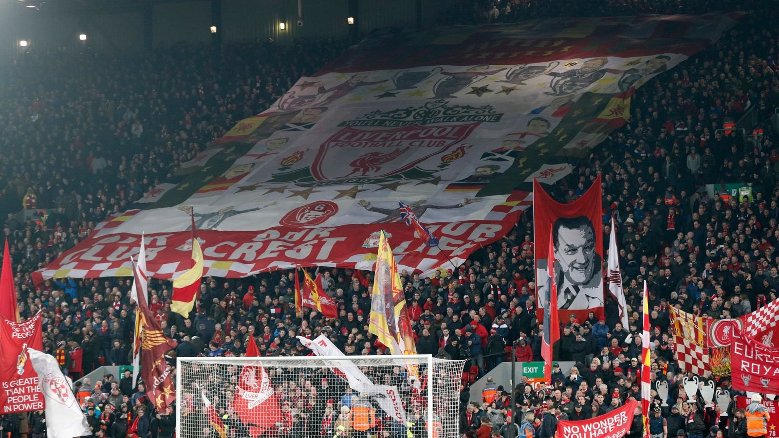 Liverpool will play the national anthem before Saturday's match with Brentford