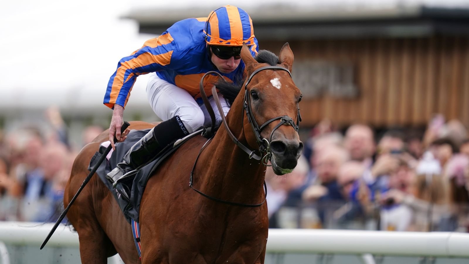 Ryan Moore and San Antonio pull clear in the Dee Stakes