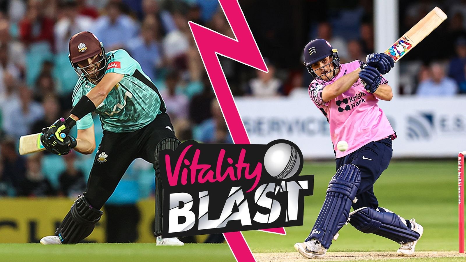 FREE STREAM: Middlesex vs Surrey in Vitality Blast