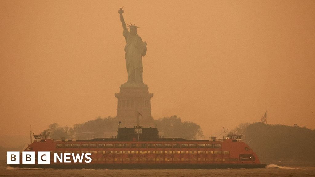 Canada wildfires: Tens of millions under air quality warnings as fires burn
