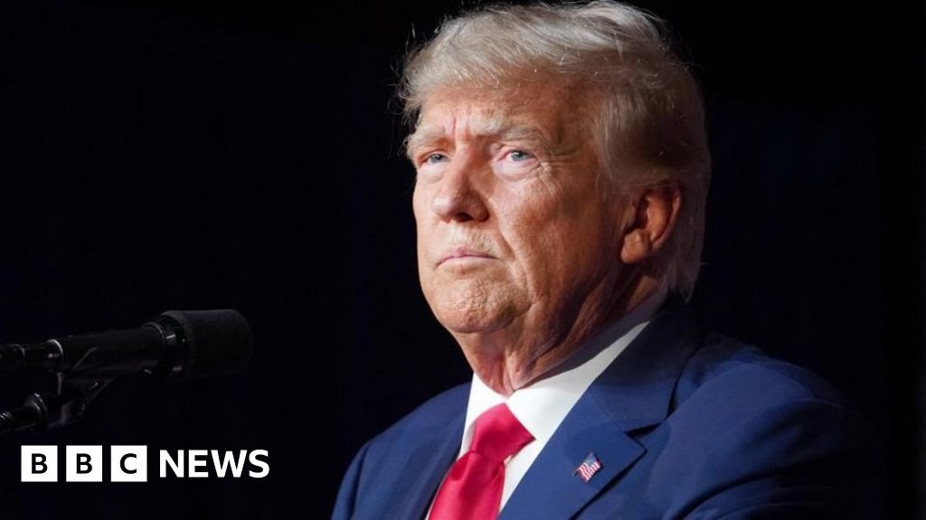 Donald Trump calls indictment 'ridiculous and baseless' in Georgia speech