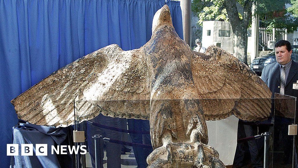 Graf Spee: Nazi battleship's bronze eagle saved from smelter