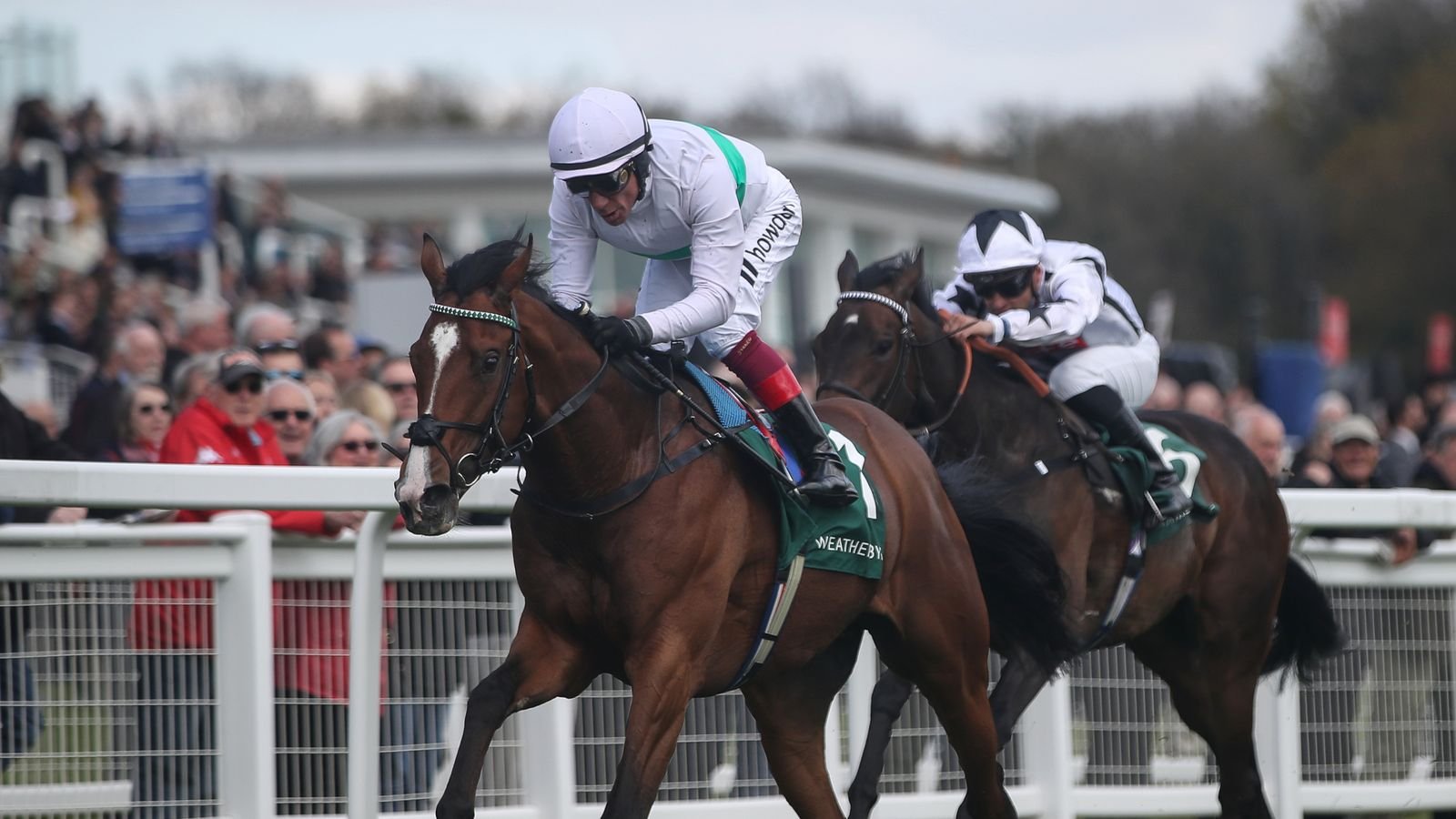 Epictetus and Frankie Dettori win the Blue Riband Trial at Epsom