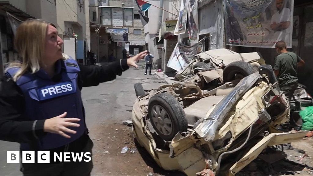 BBC reporter visits Jenin camp following Israeli assault
