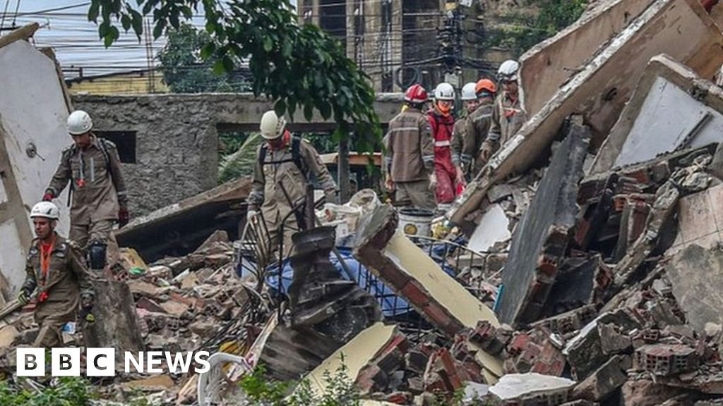 Recife: 14 killed in Brazil apartment block collapse