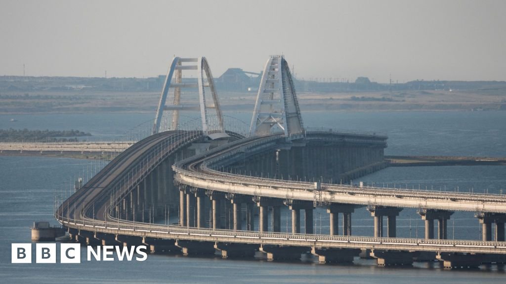 Ukraine war: Two dead after 'attack' on Crimea bridge
