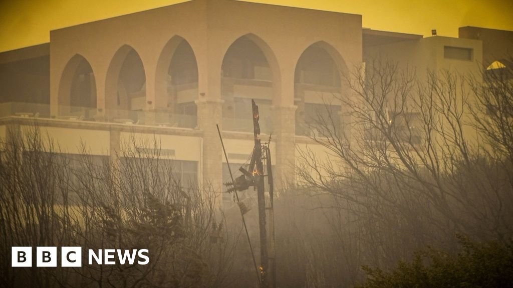 Rhodes fires: Jet2 and TUI flights cancelled as British tourists in limbo
