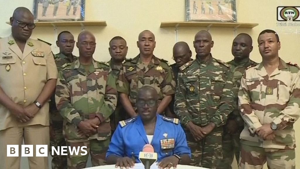 Niger soldiers announce coup on national TV