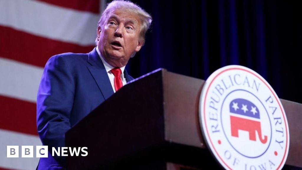 Trump tells crowd he is the only Republican who can win 2024 election
