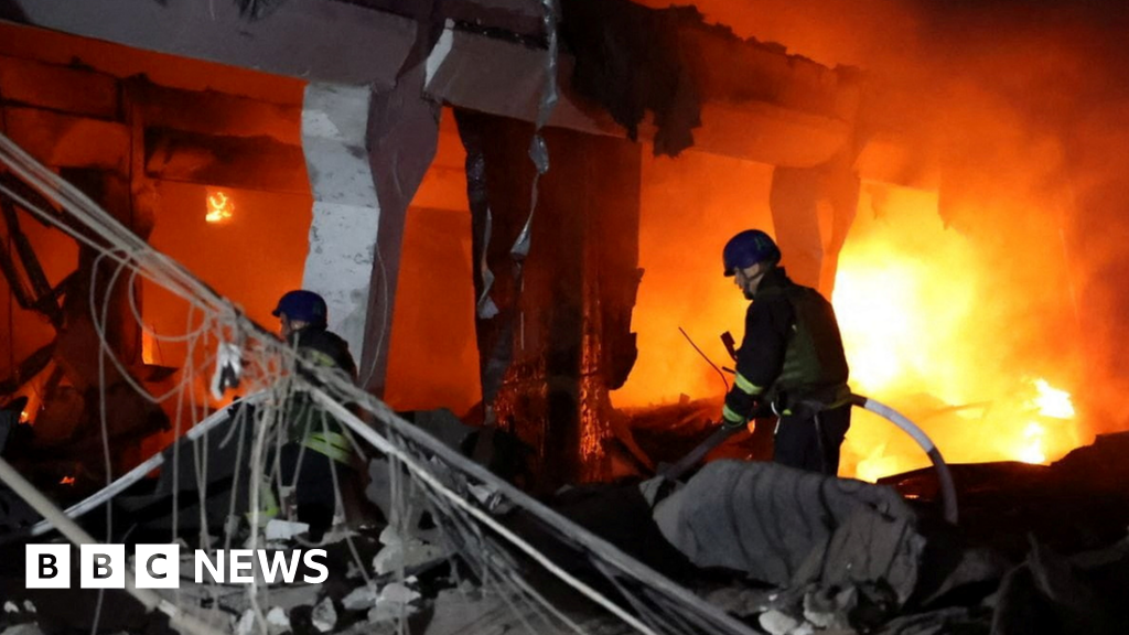 Dnipro: Russian missiles hit apartment block and security service building