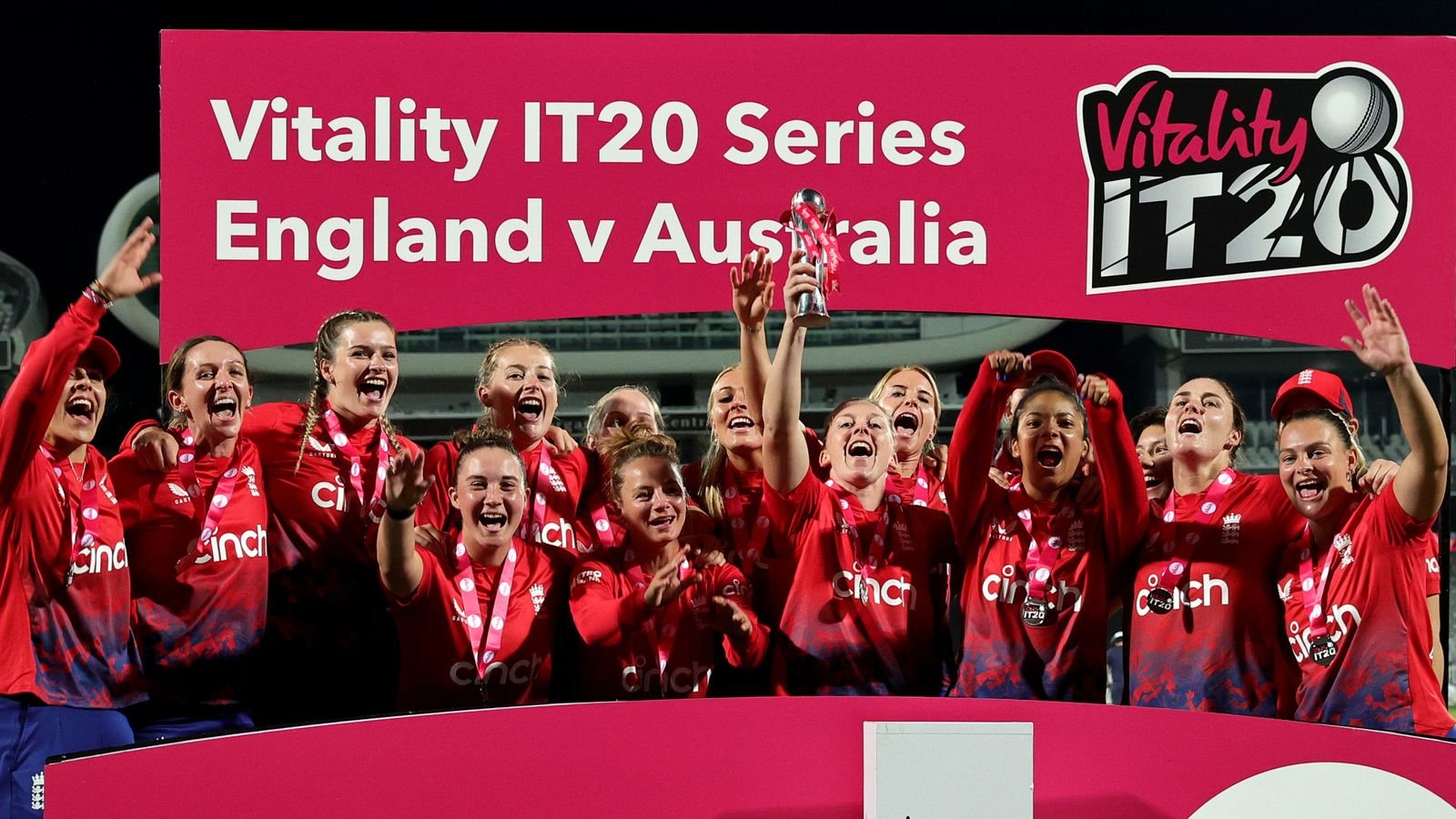 Women's Ashes: Alice Capsey fires England to T20 series win as victory at Lord's keeps multi-format Ashes alive