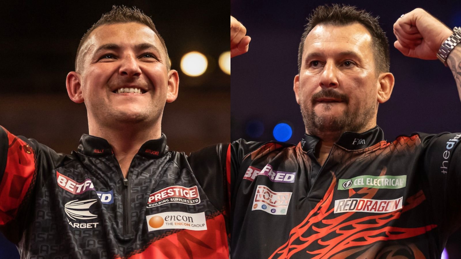 World Matchplay Darts: Jonny Clayton wins thrilling contest to set up final against Nathan Aspinall