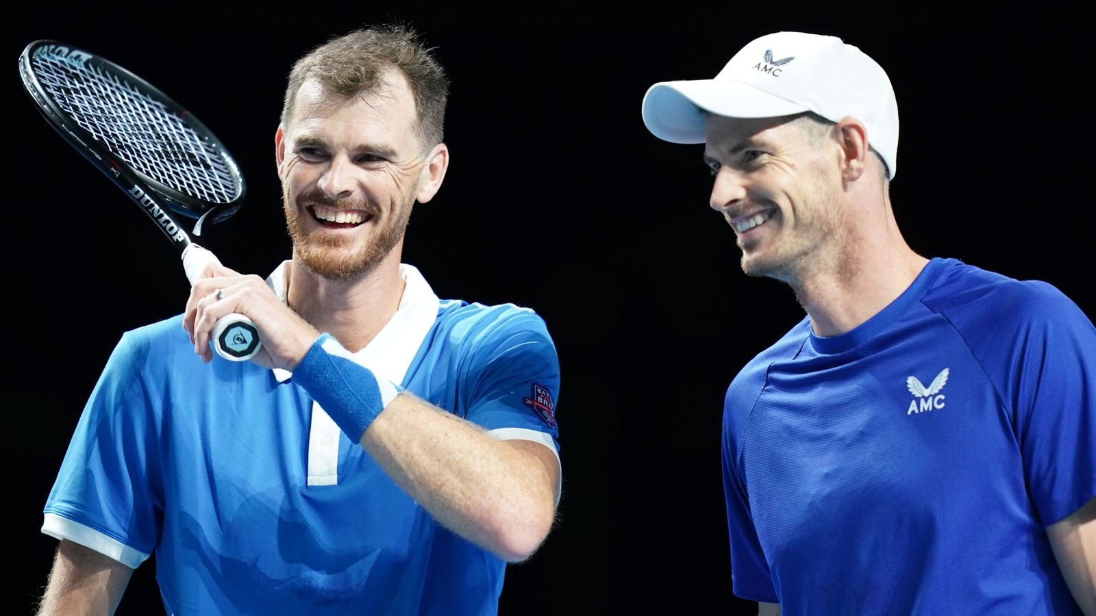 Scotland's Jamie Murray (left) and Andy Murray