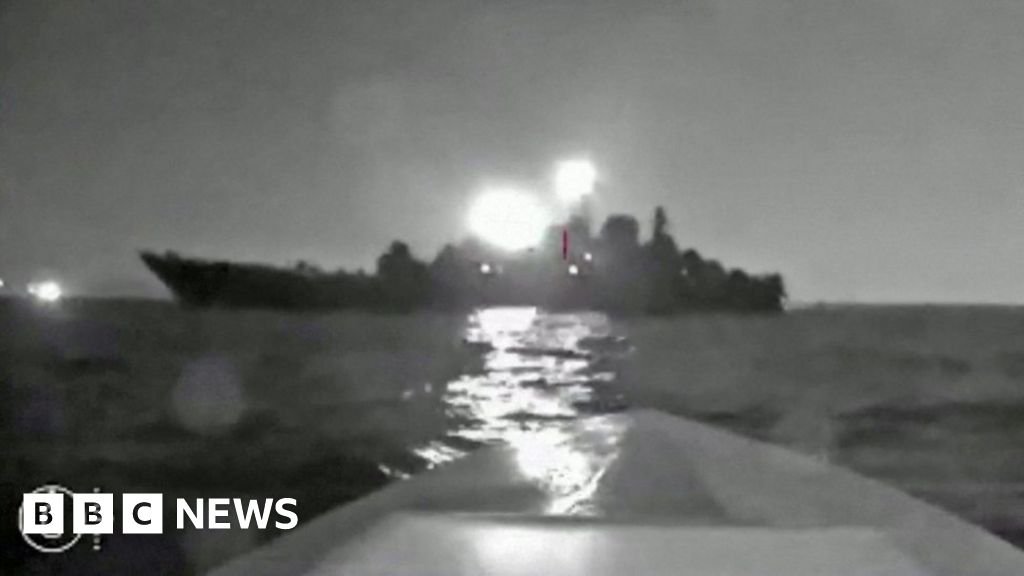 Russian ship hit in Novorossiysk, Black Sea drone attack, Ukraine sources say