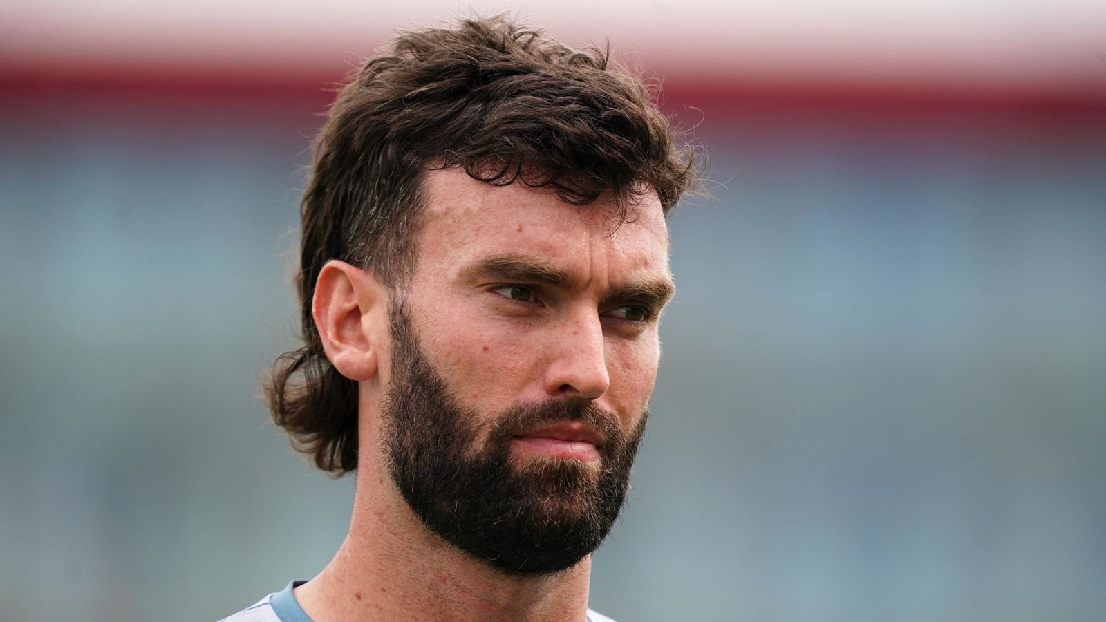 Reece Topley in training